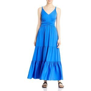 New! Never worn! Kobi Halperin Womens Remy Blue Sleeveless Long Daytime Maxi